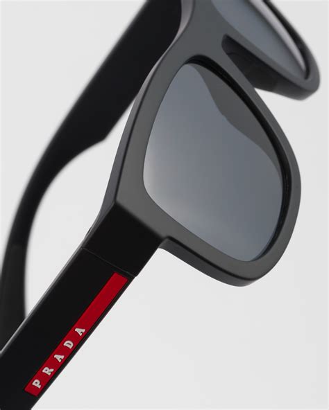 ps05u prada sport|Lens: Black Prada Linea Rossa Sunglasses .